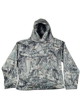 Akimbo Hoodie Men Medium Realtree Edge Camo Boxy Streetwear Hunting Pullover